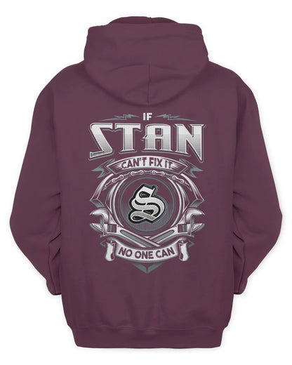 STAN AP81-K4-626 - Personalized Ahmed Quote Apparel “If Ahmed Can't Fix It, No One Can” - Unisex Hoodie - Maroon