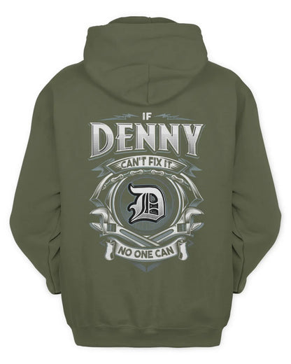 DENNY AP81-K4-626 - Personalized Ahmed Quote Apparel “If Ahmed Can't Fix It, No One Can” - Unisex Hoodie - Military Green