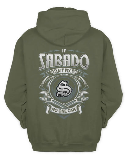 SABADO AP81-K4-626 - Personalized Ahmed Quote Apparel “If Ahmed Can't Fix It, No One Can” - Unisex Hoodie - Military Green
