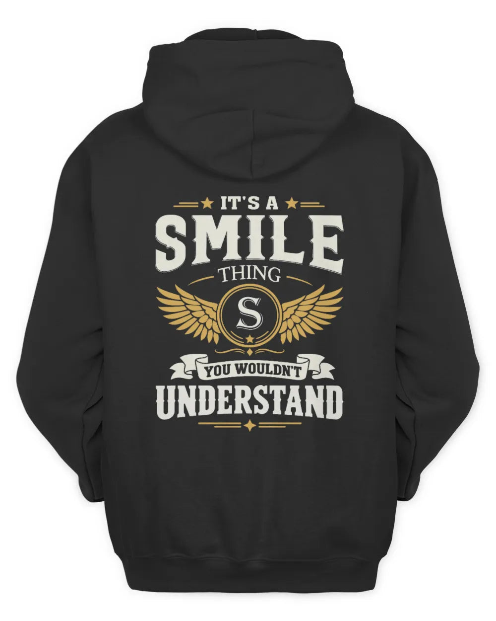 SMILE KT06-M008 It’s a [NAME] Thing – You Wouldn’t Understand | Personalized Vintage T-Shirt - Unisex Hoodie - Black