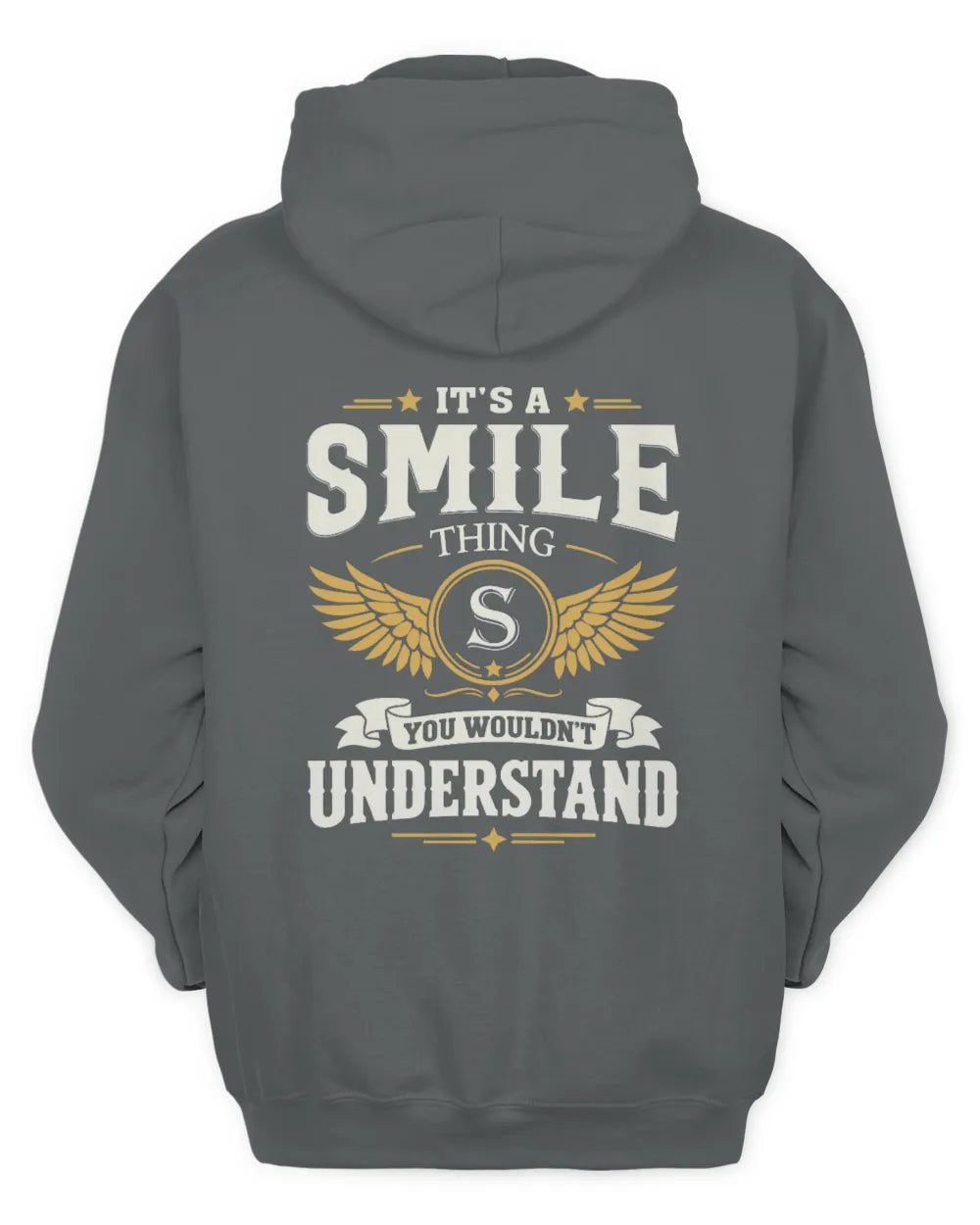 SMILE KT06-M008 It’s a [NAME] Thing – You Wouldn’t Understand | Personalized Vintage T-Shirt - Unisex Hoodie - Charcoal