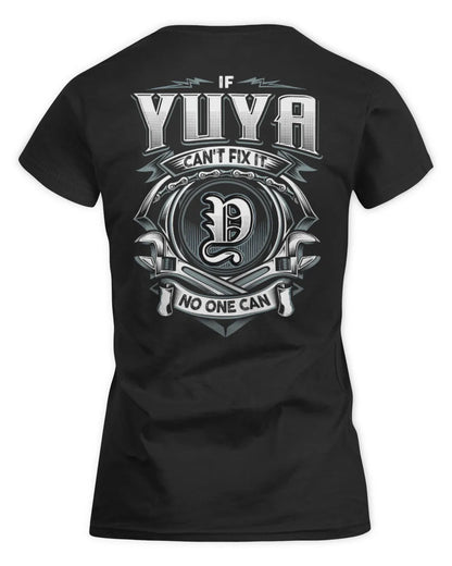YUYA AP81-K4-626 - Personalized Ahmed Quote Apparel “If Ahmed Can't Fix It, No One Can” - Women's Standard T-Shirt - Black