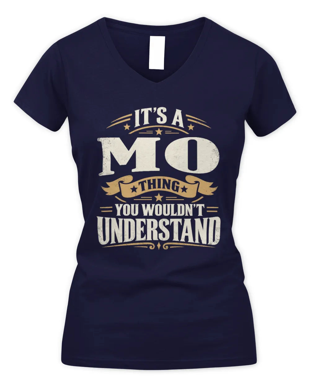MO P08 TH51 - Personalized “It’s a/an [NAME] Thing – You Wouldn’t Understand” Shirt - Women's V-Neck T-Shirt - Navy