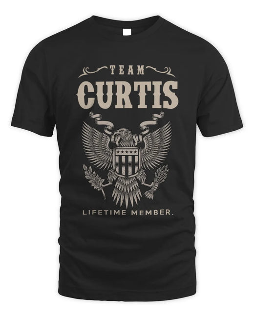 CURTIS TP06-K82 – Personalized Classic Style Apparel “Team NAME Lifetime Member”
