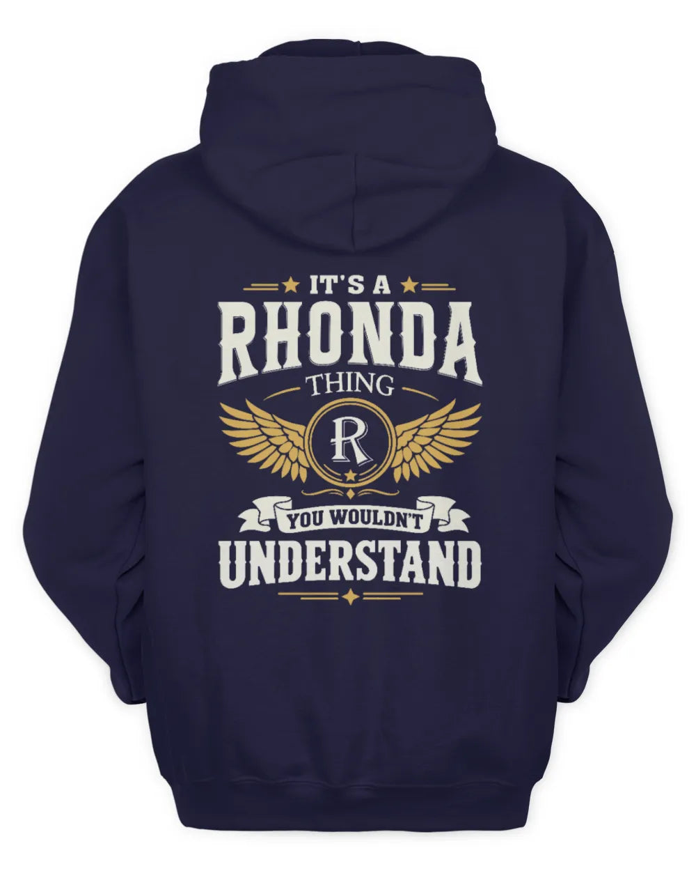 RHONDA KT06-M008 It’s a [NAME] Thing – You Wouldn’t Understand | Personalized Vintage T-Shirt - Unisex Hoodie - Navy