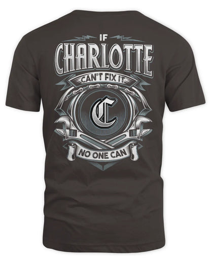 CHARLOTTE AP81-K4-626 - Personalized Ahmed Quote Apparel “If Ahmed Can't Fix It, No One Can” - Unisex Standard T-Shirt - Dark Chocolate