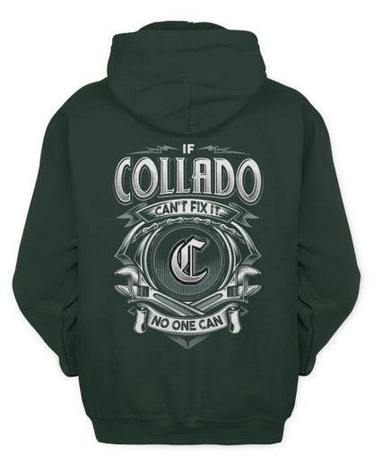 COLLADO AP81-K4-626 - Personalized Ahmed Quote Apparel “If Ahmed Can't Fix It, No One Can” - Unisex Hoodie - Forest Green