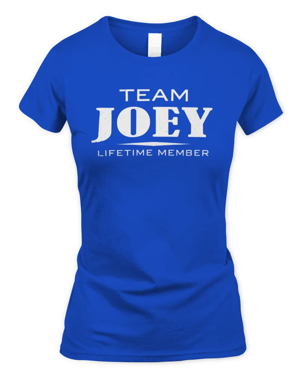 JOEY BL62-K4-128 - Personalized “Team NAME Lifetime Member” - Women's Standard T-Shirt - Royal