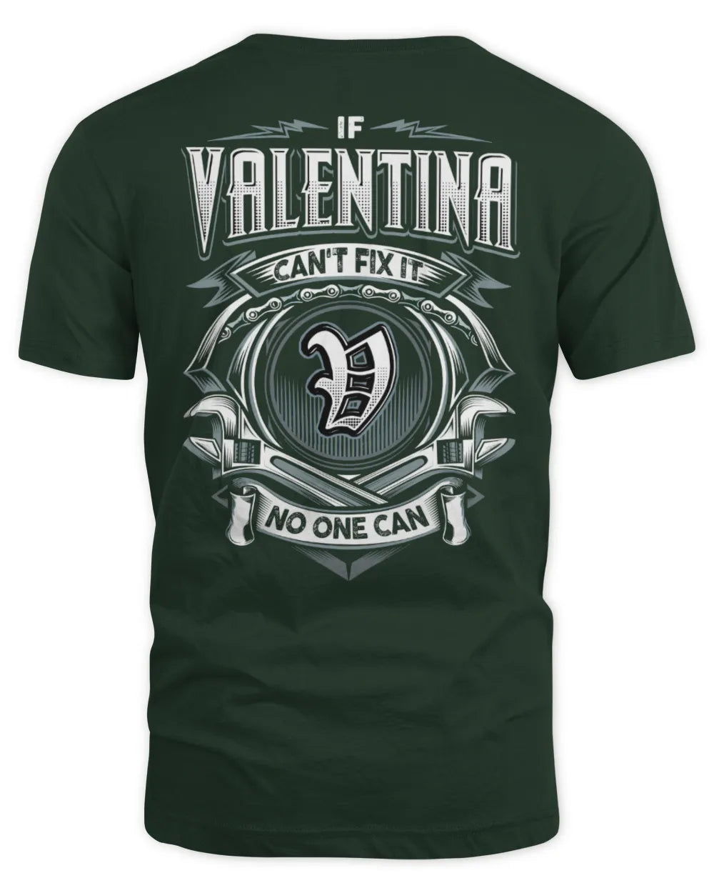 VALENTINA AP81-K4-626 - Personalized Ahmed Quote Apparel “If Ahmed Can't Fix It, No One Can” - Unisex Standard T-Shirt - Forest Green