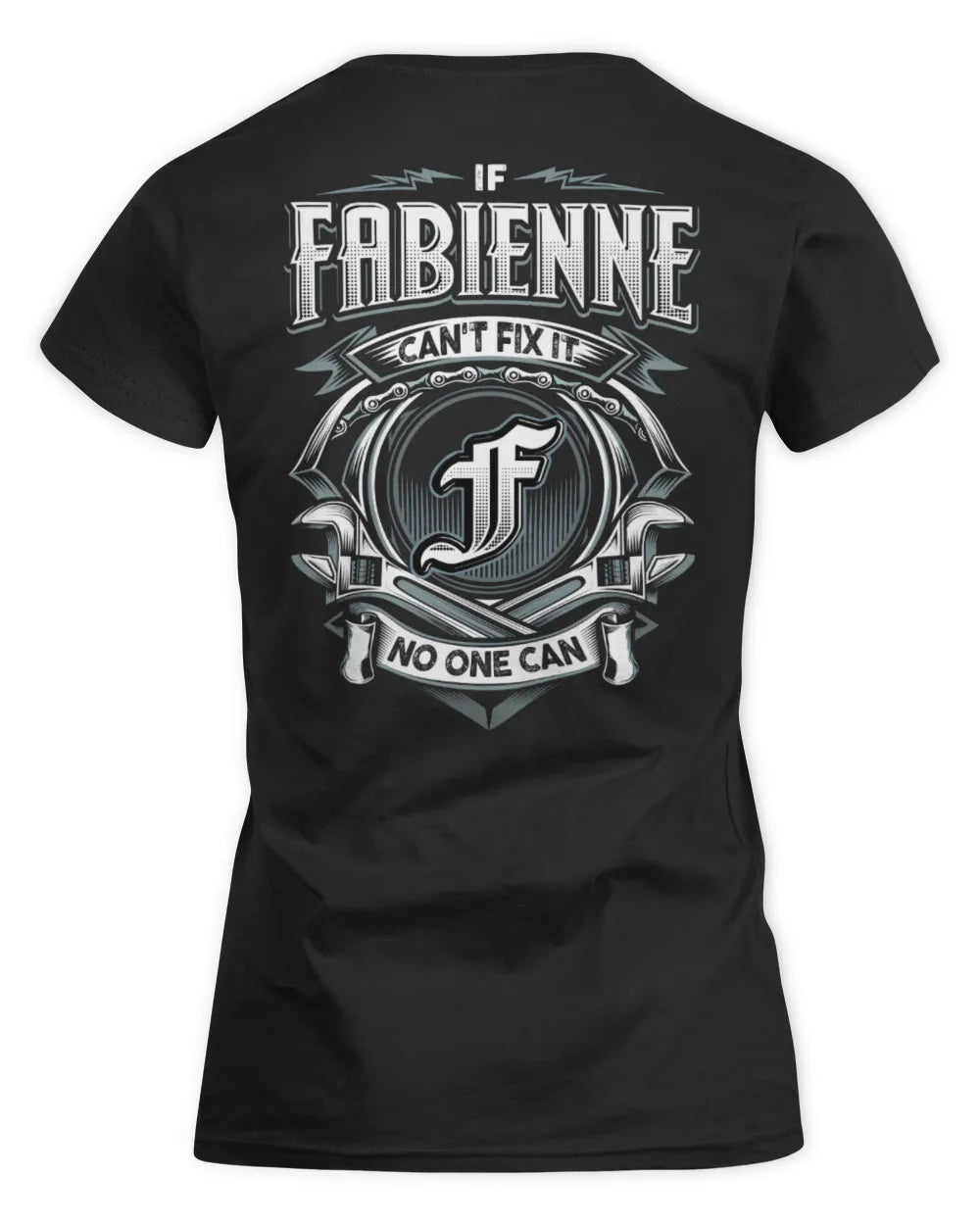 FABIENNE AP81-K4-626 - Personalized Ahmed Quote Apparel “If Ahmed Can't Fix It, No One Can” - Women's Standard T-Shirt - Black