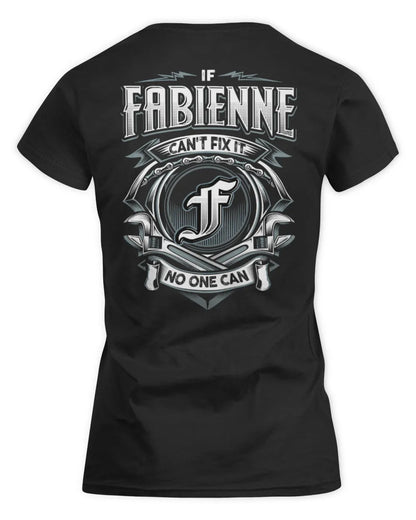 FABIENNE AP81-K4-626 - Personalized Ahmed Quote Apparel “If Ahmed Can't Fix It, No One Can” - Women's Standard T-Shirt - Black