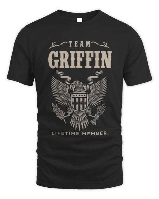 GRIFFIN TP06-K82 – Personalized Classic Style Apparel “Team NAME Lifetime Member”