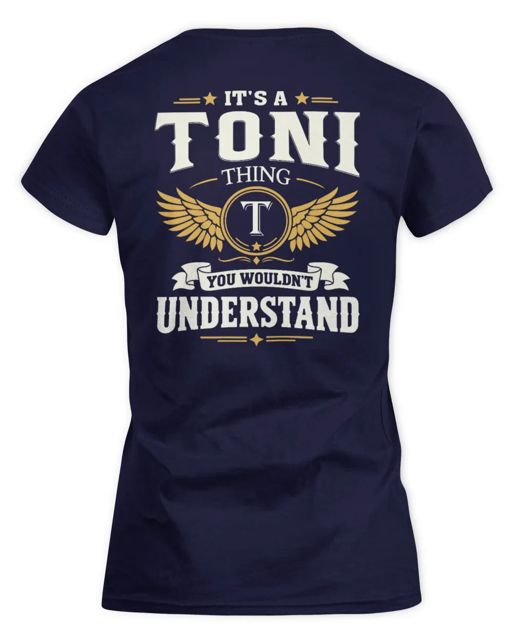 TONI KT06-M008 It’s a [NAME] Thing – You Wouldn’t Understand | Personalized Vintage T-Shirt - Women's Standard T-Shirt - Navy