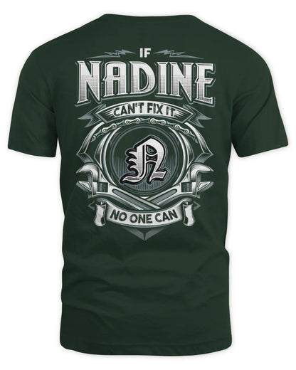NADINE AP81-K4-626 - Personalized Ahmed Quote Apparel “If Ahmed Can't Fix It, No One Can” - Unisex Standard T-Shirt - Forest Green