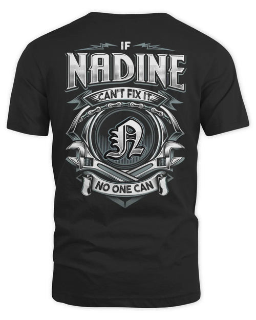 NADINE AP81-K4-626 - Personalized Ahmed Quote Apparel “If Ahmed Can't Fix It, No One Can” - Unisex Standard T-Shirt - Black