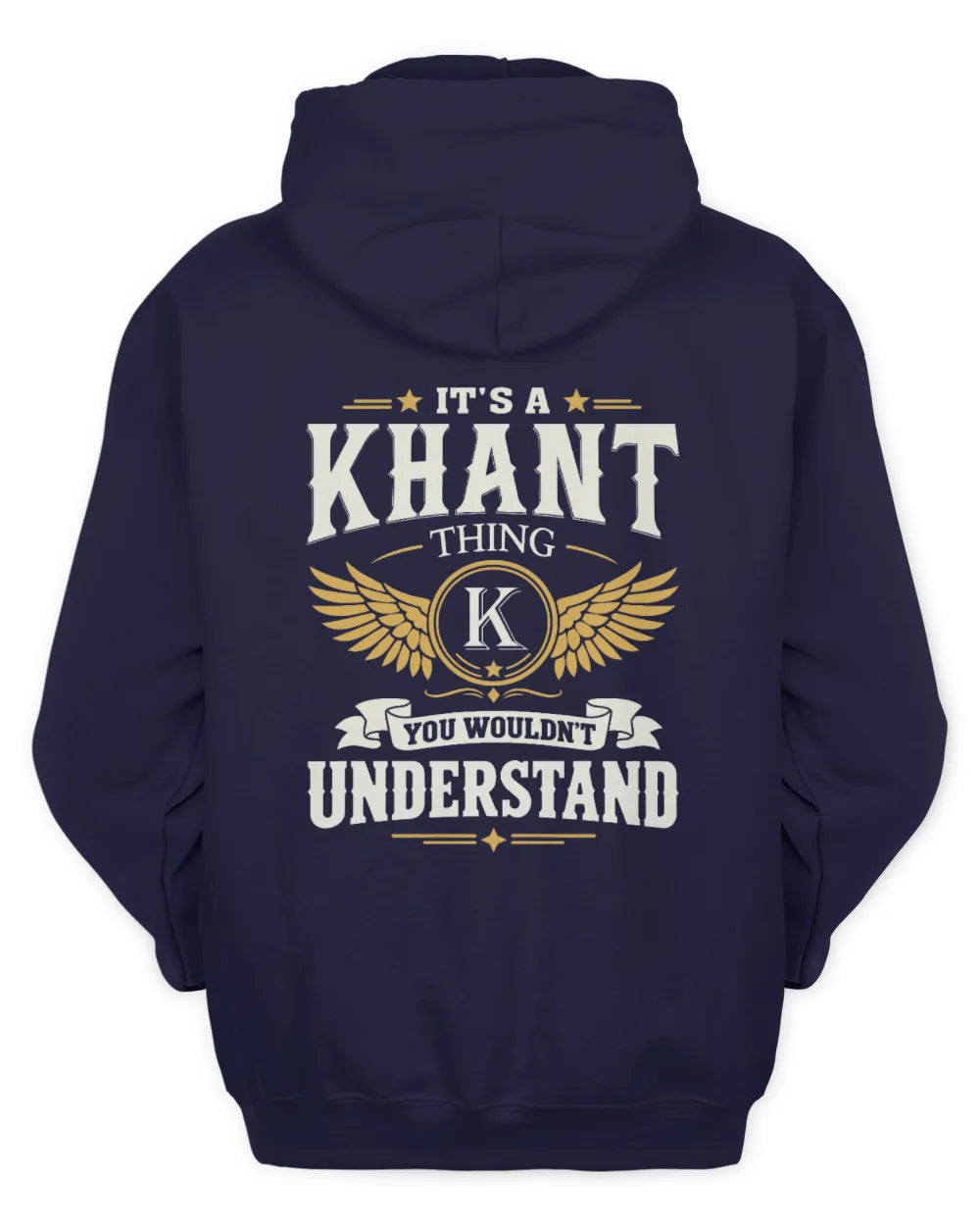 KHANT KT06-M008 It’s a [NAME] Thing – You Wouldn’t Understand | Personalized Vintage T-Shirt - Unisex Hoodie - Navy