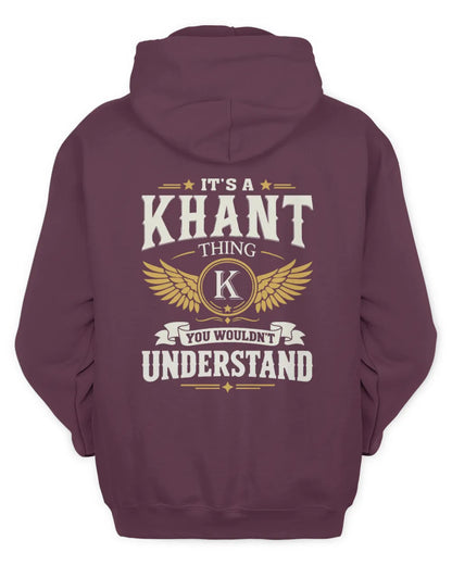 KHANT KT06-M008 It’s a [NAME] Thing – You Wouldn’t Understand | Personalized Vintage T-Shirt - Unisex Hoodie - Maroon