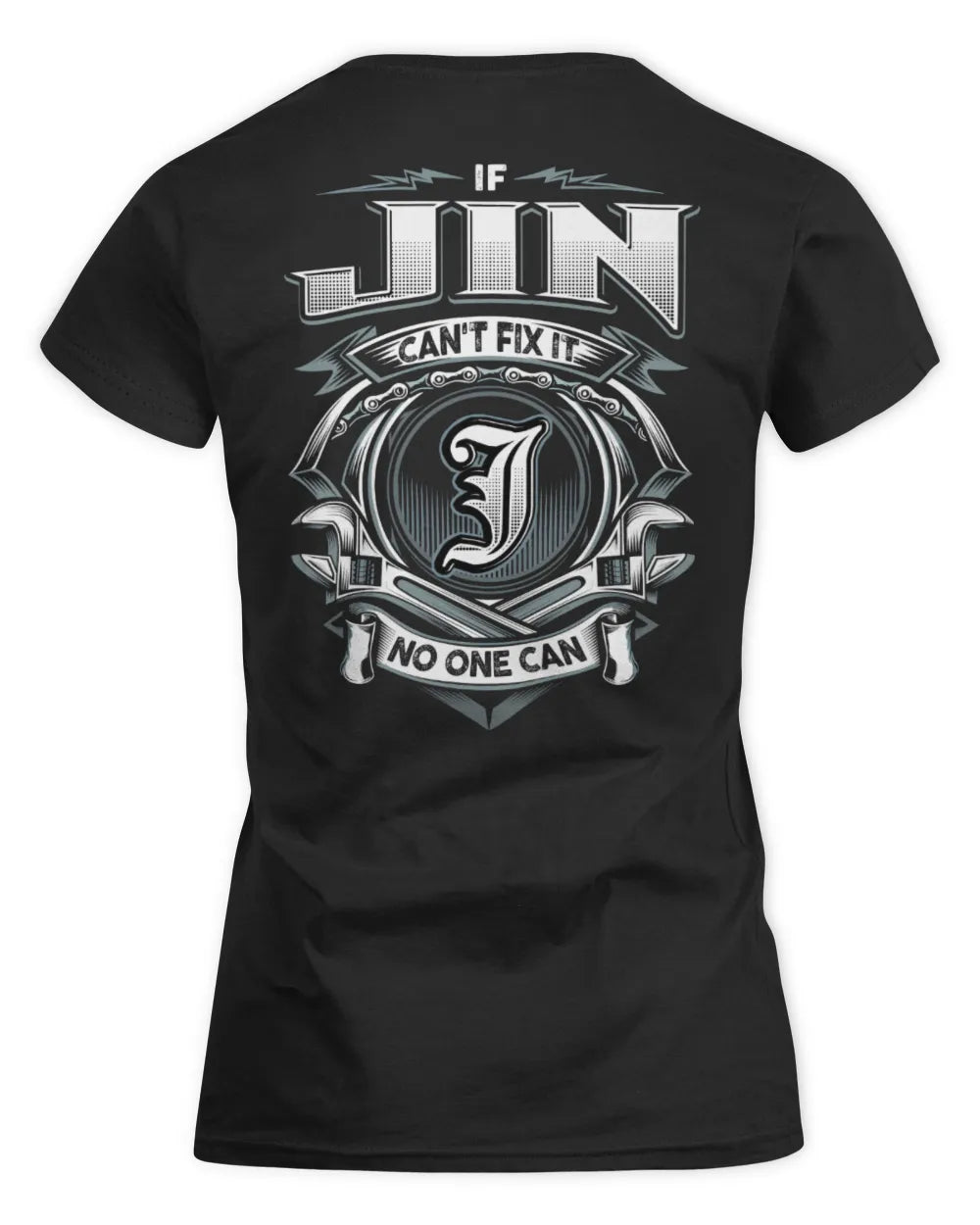 JIN AP81-K4-626 - Personalized Ahmed Quote Apparel “If Ahmed Can't Fix It, No One Can” - Women's Standard T-Shirt - Black
