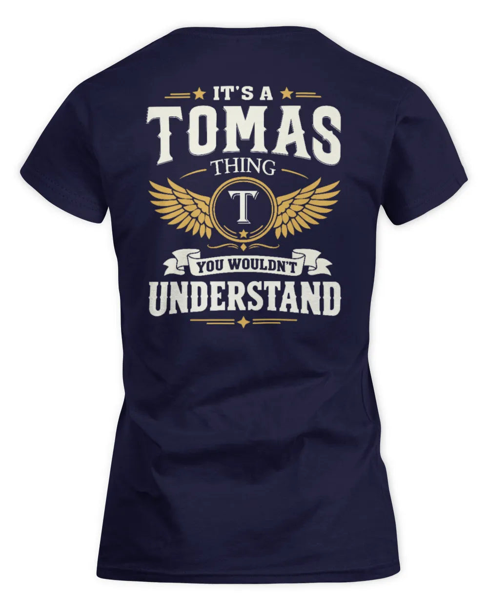 TOMAS KT06-M008 It’s a [NAME] Thing – You Wouldn’t Understand | Personalized Vintage T-Shirt - Women's Standard T-Shirt - Navy