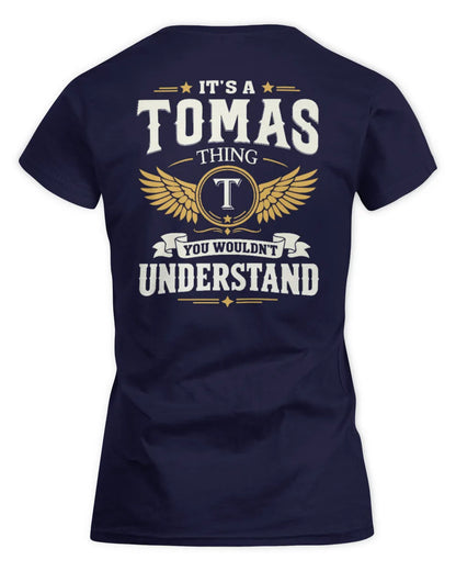 TOMAS KT06-M008 It’s a [NAME] Thing – You Wouldn’t Understand | Personalized Vintage T-Shirt - Women's Standard T-Shirt - Navy