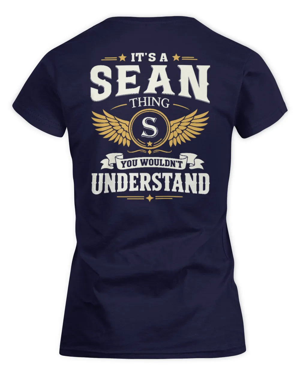 SEAN KT06-M008 It’s a [NAME] Thing – You Wouldn’t Understand | Personalized Vintage T-Shirt - Women's Standard T-Shirt - Navy
