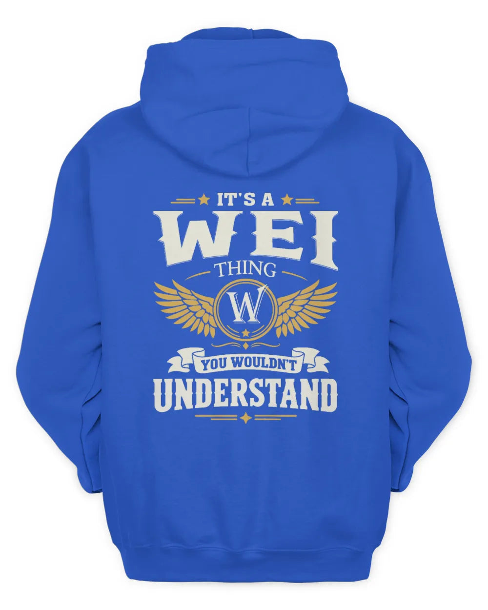 WEI KT06-M008 It’s a [NAME] Thing – You Wouldn’t Understand | Personalized Vintage T-Shirt - Unisex Hoodie - Royal