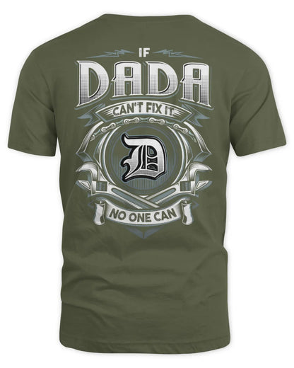 DADA AP81-K4-626 - Personalized Ahmed Quote Apparel “If Ahmed Can't Fix It, No One Can” - Unisex Standard T-Shirt - Military Green