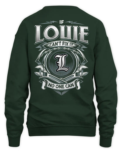 LOUIE AP81-K4-626 - Personalized Ahmed Quote Apparel “If Ahmed Can't Fix It, No One Can” - Unisex Sweatshirt - Forest Green