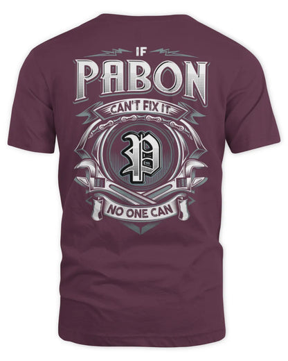 PABON AP81-K4-626 - Personalized Ahmed Quote Apparel “If Ahmed Can't Fix It, No One Can” - Unisex Standard T-Shirt - Maroon