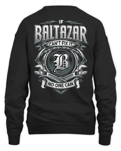 BALTAZAR AP81-K4-626 - Personalized Ahmed Quote Apparel “If Ahmed Can't Fix It, No One Can” - Unisex Sweatshirt - Black