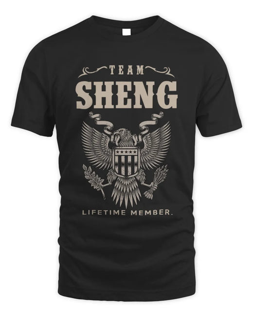SHENG TP06-K82 – Personalized Classic Style Apparel “Team NAME Lifetime Member”
