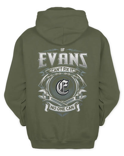 EVANS AP81-K4-626 - Personalized Ahmed Quote Apparel “If Ahmed Can't Fix It, No One Can” - Unisex Hoodie - Military Green