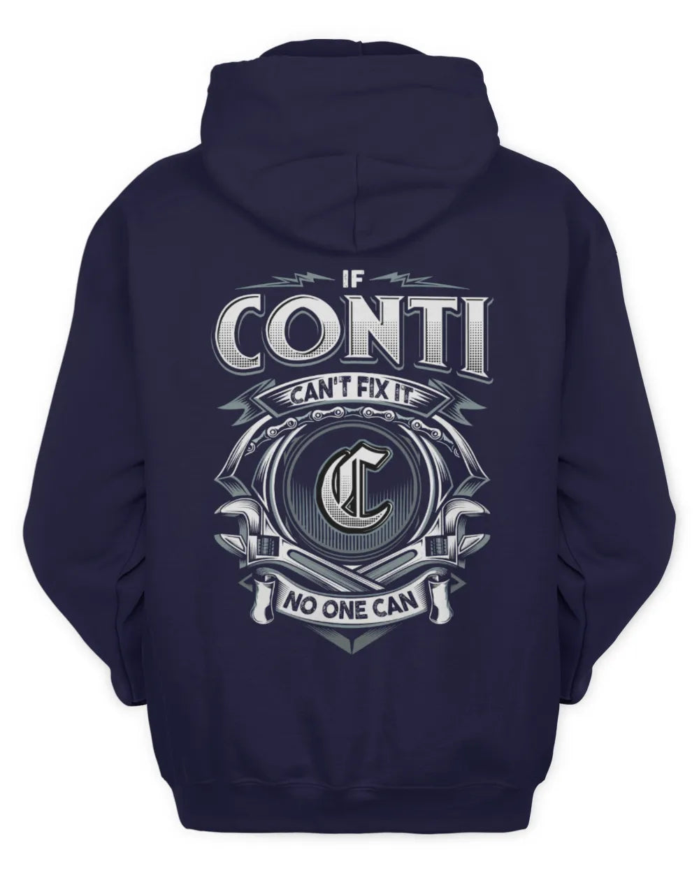 CONTI AP81-K4-626 - Personalized Ahmed Quote Apparel “If Ahmed Can't Fix It, No One Can” - Unisex Hoodie - Navy