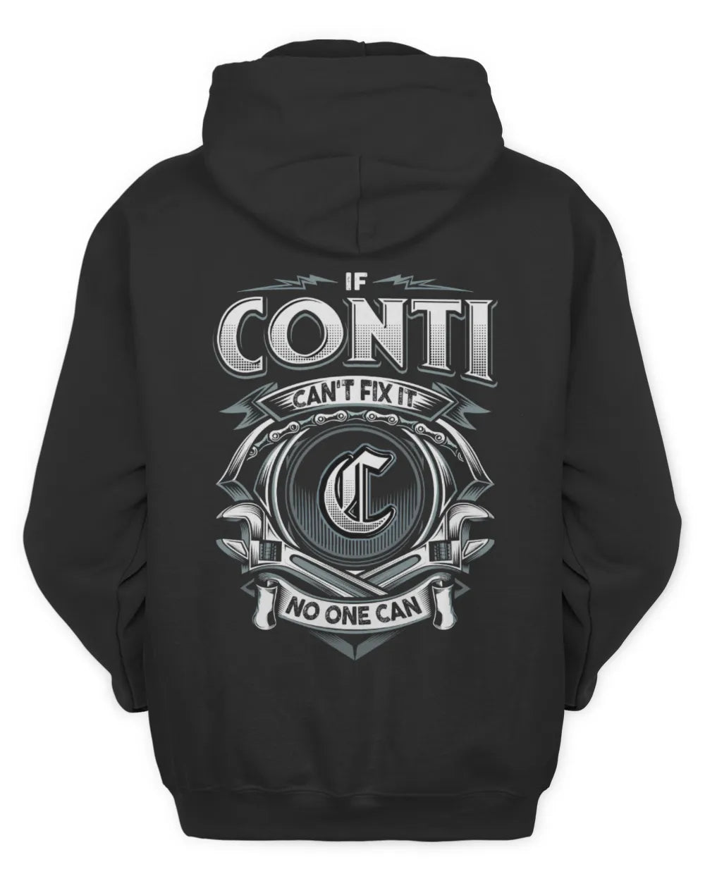 CONTI AP81-K4-626 - Personalized Ahmed Quote Apparel “If Ahmed Can't Fix It, No One Can” - Unisex Hoodie - Black