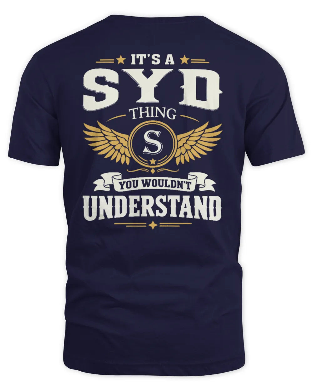 SYD KT06-M008 It’s a [NAME] Thing – You Wouldn’t Understand | Personalized Vintage T-Shirt - Unisex Standard T-Shirt - Navy