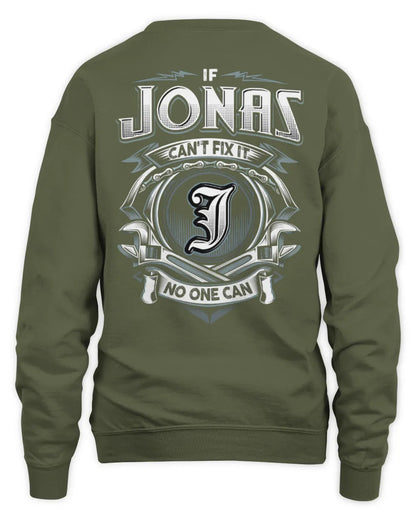 JONAS AP81-K4-626 - Personalized Ahmed Quote Apparel “If Ahmed Can't Fix It, No One Can” - Unisex Sweatshirt - Military Green