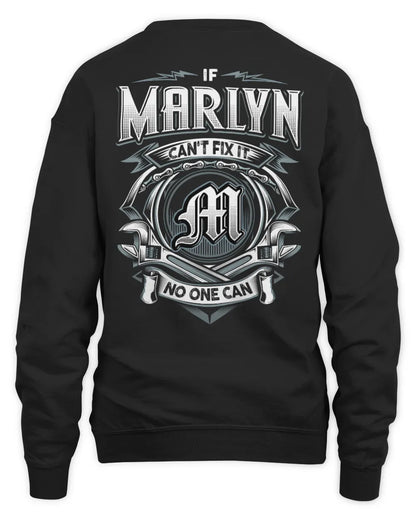 MARLYN AP81-K4-626 - Personalized Ahmed Quote Apparel “If Ahmed Can't Fix It, No One Can” - Unisex Sweatshirt - Black