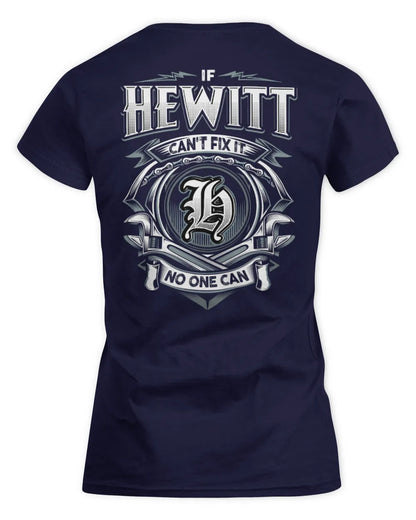 HEWITT AP81-K4-626 - Personalized Ahmed Quote Apparel “If Ahmed Can't Fix It, No One Can” - Women's Standard T-Shirt - Navy