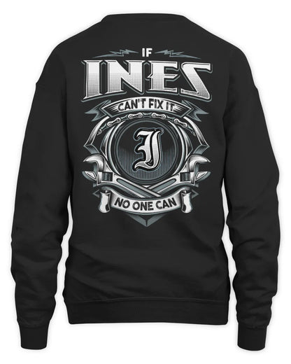 INES AP81-K4-626 - Personalized Ahmed Quote Apparel “If Ahmed Can't Fix It, No One Can” - Unisex Sweatshirt - Black