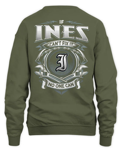 INES AP81-K4-626 - Personalized Ahmed Quote Apparel “If Ahmed Can't Fix It, No One Can” - Unisex Sweatshirt - Military Green