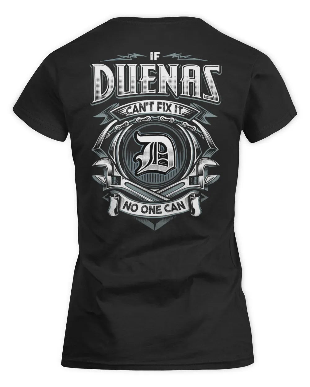 DUENAS AP81-K4-626 - Personalized Ahmed Quote Apparel “If Ahmed Can't Fix It, No One Can” - Women's Standard T-Shirt - Black