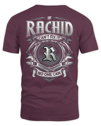 RACHID AP81-K4-626 - Personalized Ahmed Quote Apparel “If Ahmed Can't Fix It, No One Can” - Unisex Standard T-Shirt - Maroon