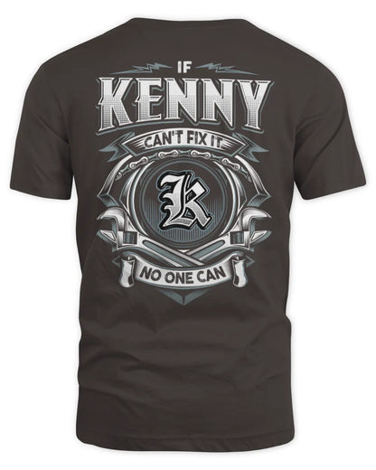 KENNY AP81-K4-626 - Personalized Ahmed Quote Apparel “If Ahmed Can't Fix It, No One Can” - Unisex Standard T-Shirt - Dark Chocolate