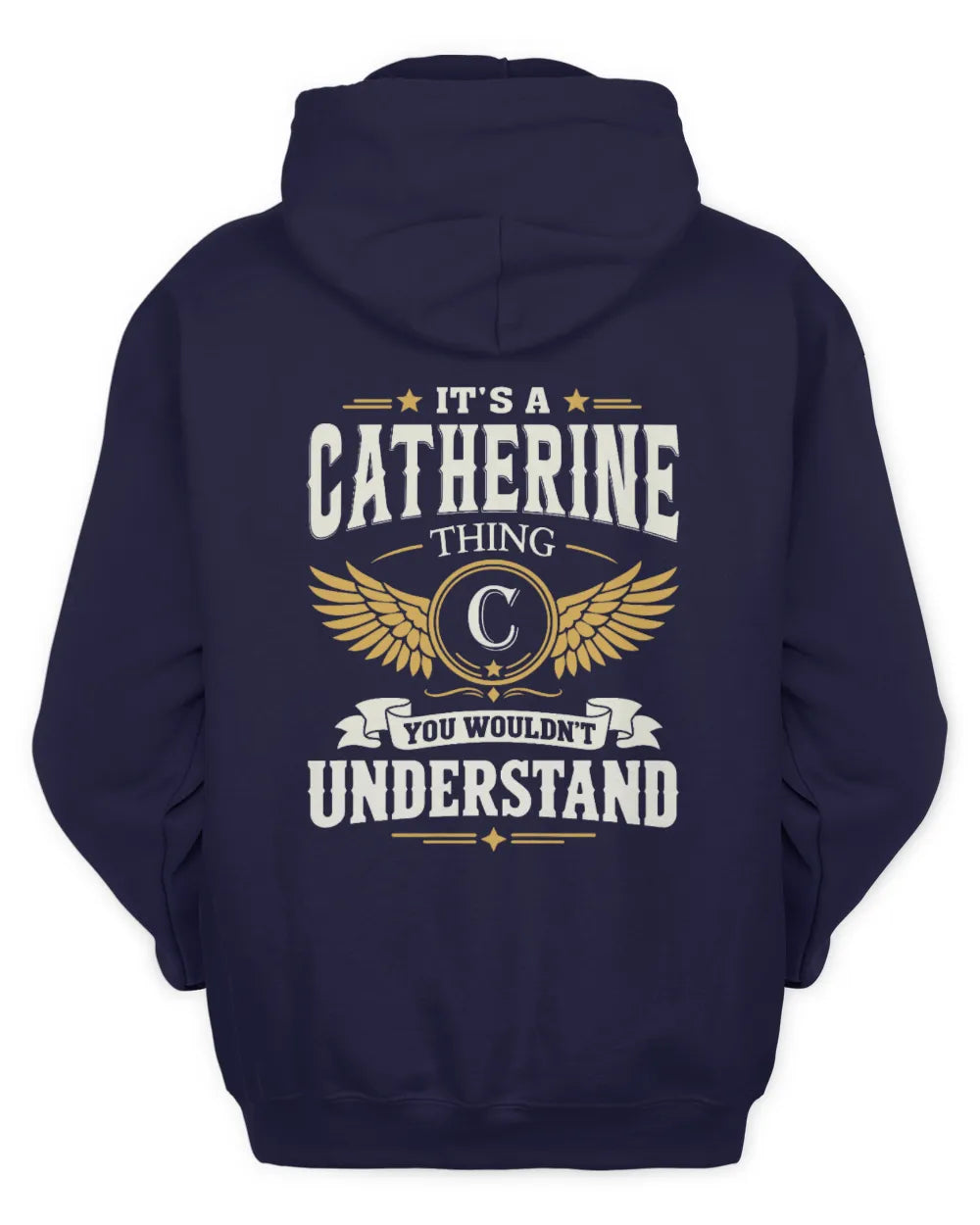 CATHERINE KT06-M008 It’s a [NAME] Thing – You Wouldn’t Understand | Personalized Vintage T-Shirt - Unisex Hoodie - Navy