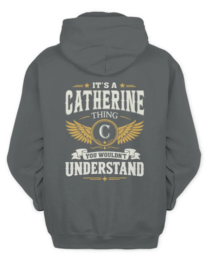 CATHERINE KT06-M008 It’s a [NAME] Thing – You Wouldn’t Understand | Personalized Vintage T-Shirt - Unisex Hoodie - Charcoal