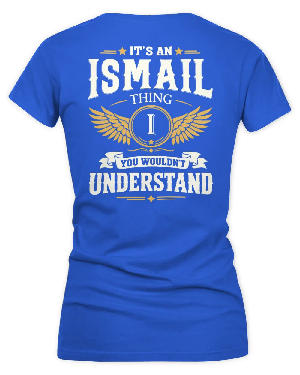 ISMAIL KT06-M008 It’s a [NAME] Thing – You Wouldn’t Understand | Personalized Vintage T-Shirt - Women's V-Neck T-Shirt - Royal