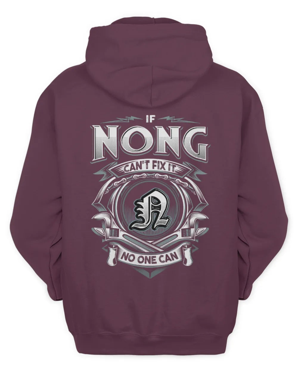 NONG AP81-K4-626 - Personalized Ahmed Quote Apparel “If Ahmed Can't Fix It, No One Can” - Unisex Hoodie - Maroon