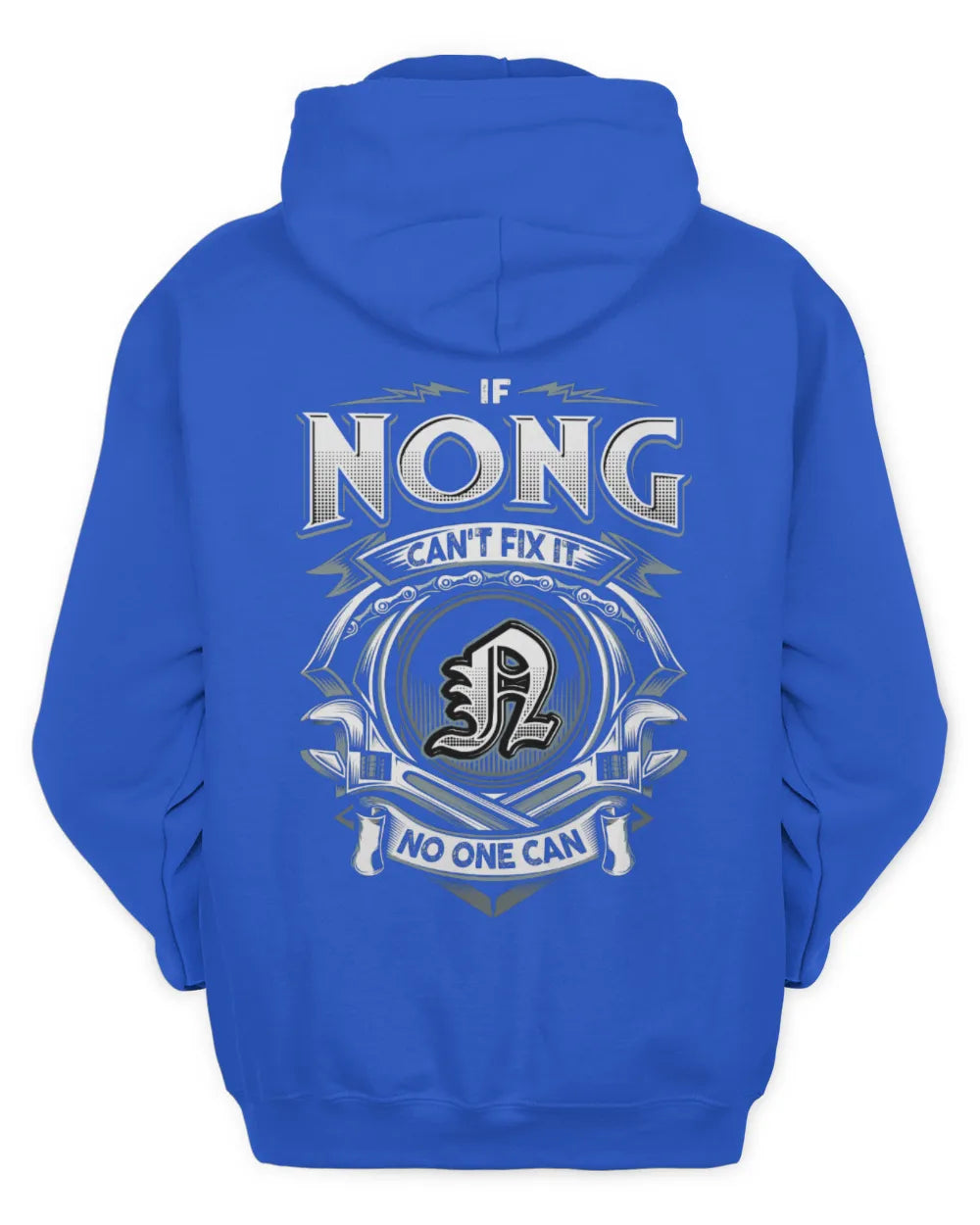 NONG AP81-K4-626 - Personalized Ahmed Quote Apparel “If Ahmed Can't Fix It, No One Can” - Unisex Hoodie - Royal