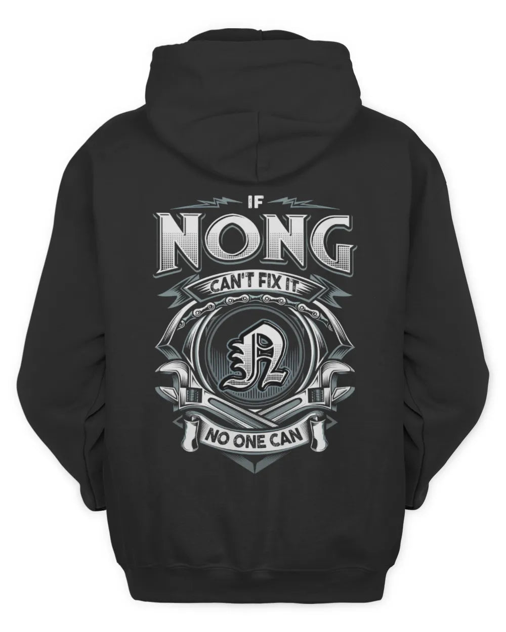 NONG AP81-K4-626 - Personalized Ahmed Quote Apparel “If Ahmed Can't Fix It, No One Can” - Unisex Hoodie - Black