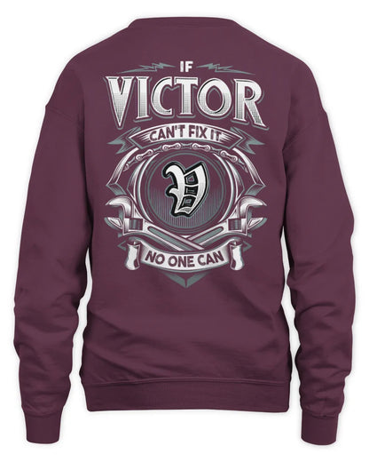 VICTOR AP81-K4-626 - Personalized Ahmed Quote Apparel “If Ahmed Can't Fix It, No One Can” - Unisex Sweatshirt - Maroon